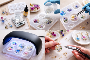 آموزش درست کردن زیورآلات رزینی برای افراد مبتدی (راهنمای کامل + نکات کاربردی)