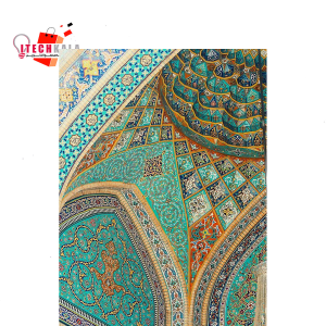 برچسب کاغذی پشت چسبدار طرح معماری ایرانی کد 1
