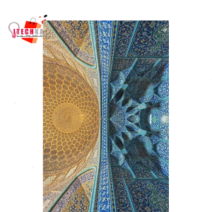 برچسب کاغذی پشت چسبدار طرح معماری ایرانی کد 1