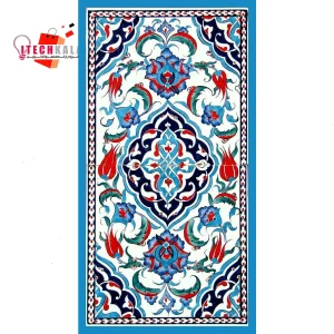 برچسب کاغذی پشت چسبدار طرح فرش کد7