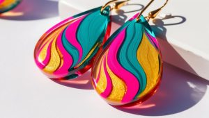 20 ایده برای ساخت زیورالات رزینی